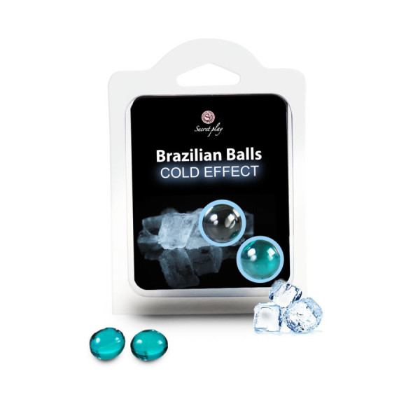 Boules de massage Brésiliennes effet fraîcheur 